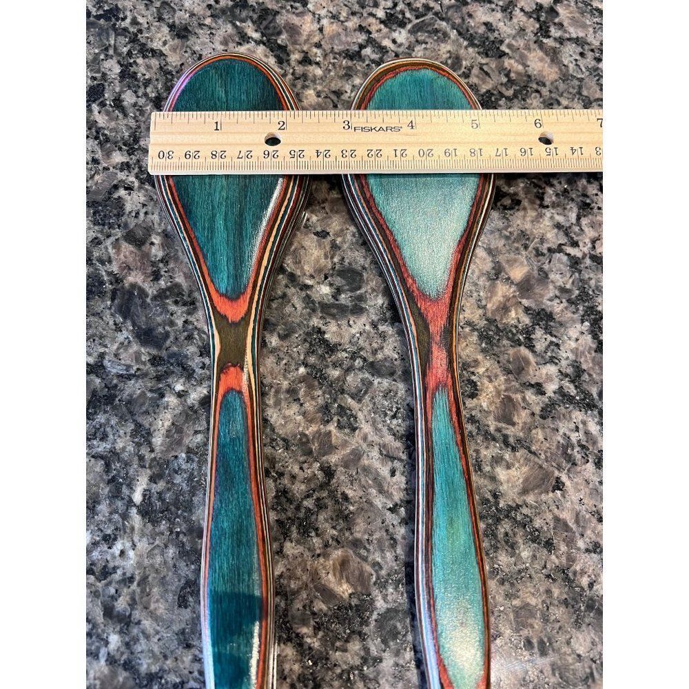 Multicolor Pakkawood Serving Spoon Bundle Kitchen Decor - Picture 4 of 8